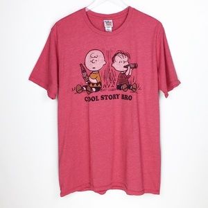 Junk Food Charlie Brown "Cool Story Bro" Tee